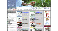 Desktop Screenshot of bionaire.cz