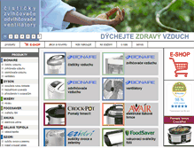 Tablet Screenshot of bionaire.cz