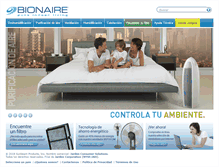 Tablet Screenshot of bionaire.com.es