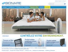 Tablet Screenshot of bionaire.fr